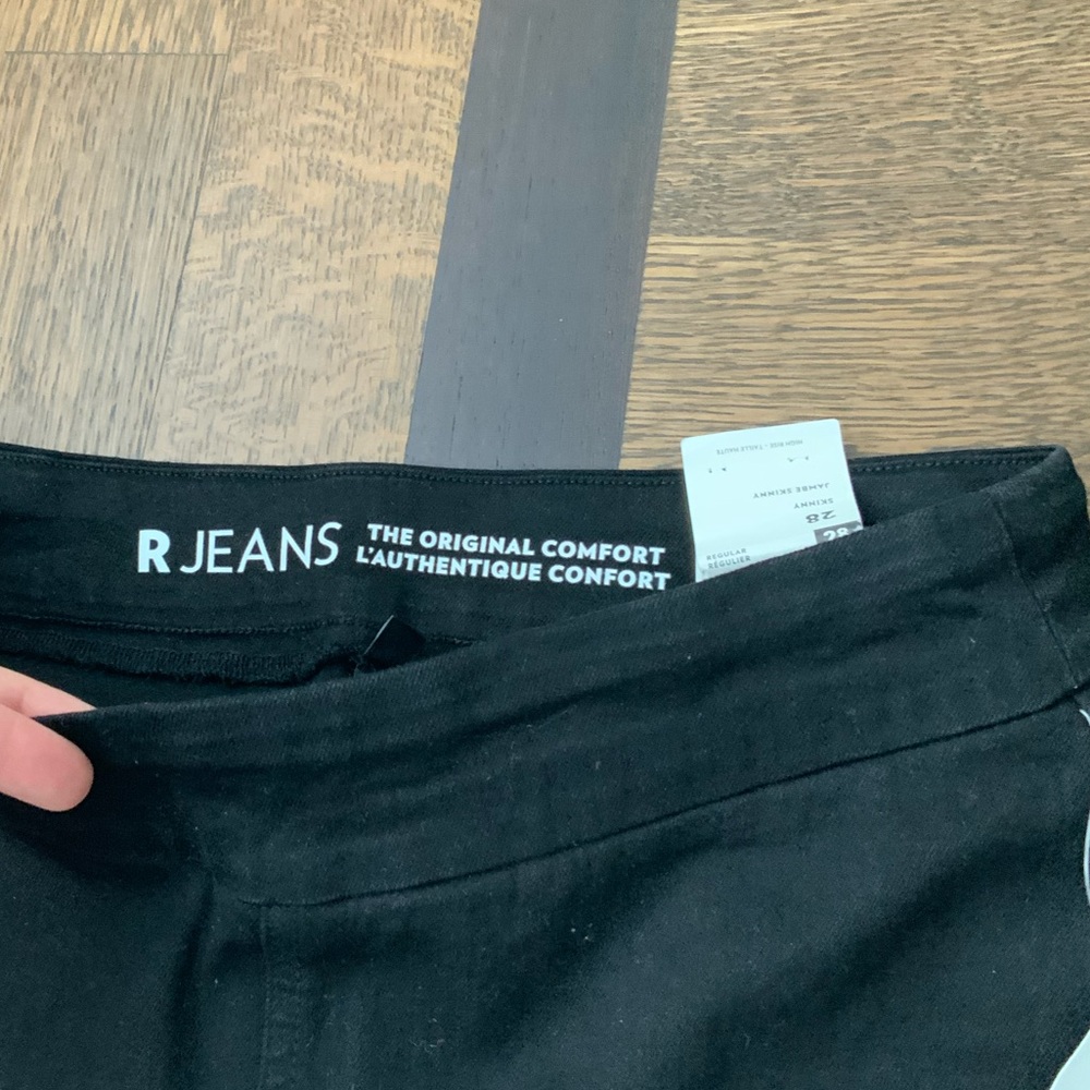 REITMANS Black Skinny High Rise Regular Original Comfort Jeggings Size 28 NEW - Picture 13 of 16